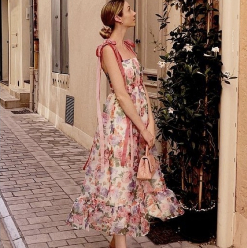 Sister Jane Picture Perfect Velvet Bow Tie Dress